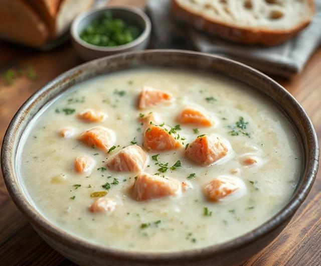 Easy Finnish Salmon Chowder