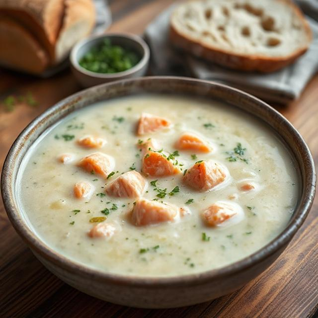 Easy Finnish Salmon Chowder