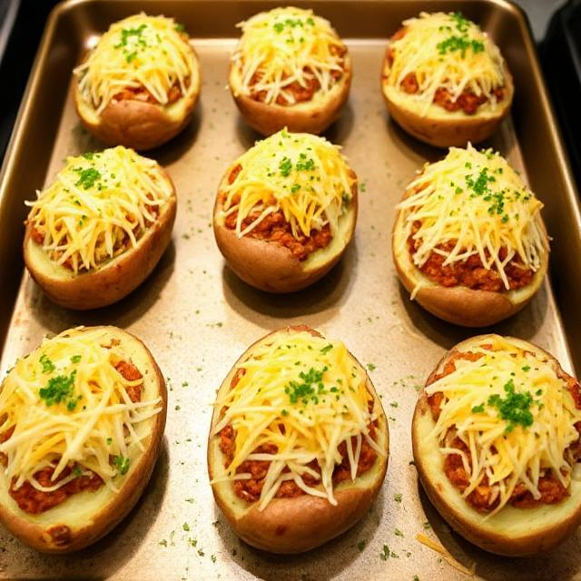 Easy Chicken Pot Pie Baked Potatoes