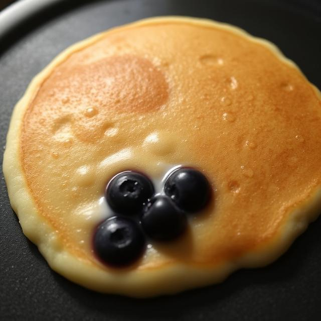 Easy Blueberry Protein Pancakes