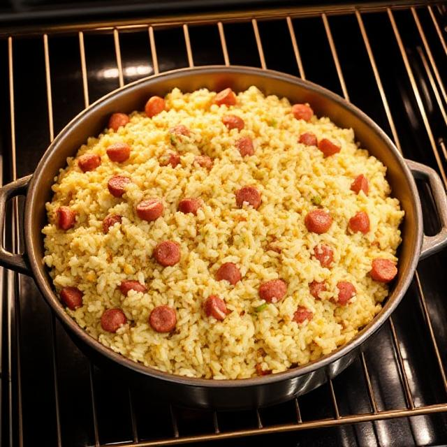 Easy Sausage and Rice Casserole