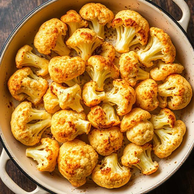 Easy Roasted Ranch Cauliflower