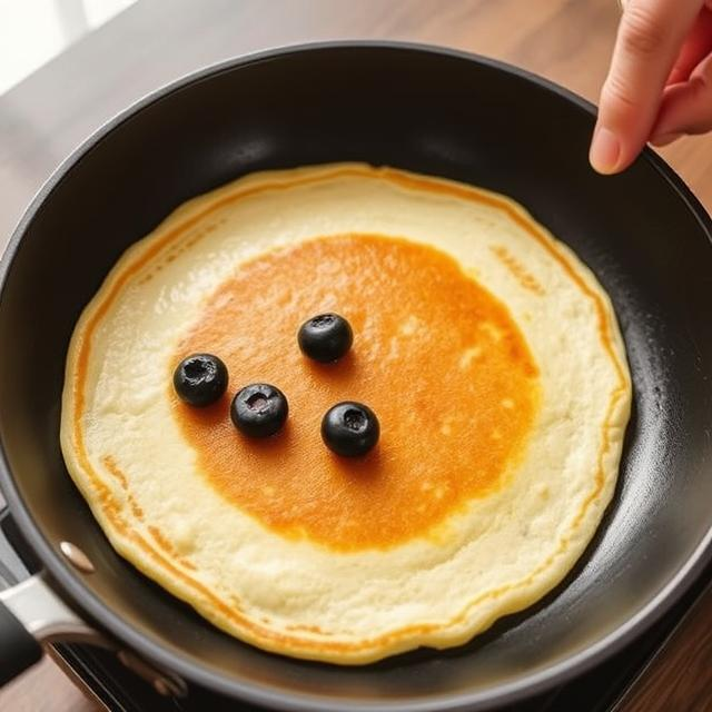 Easy Blueberry Protein Pancakes