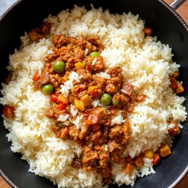 Easy Cheesy Beef Mexican Rice