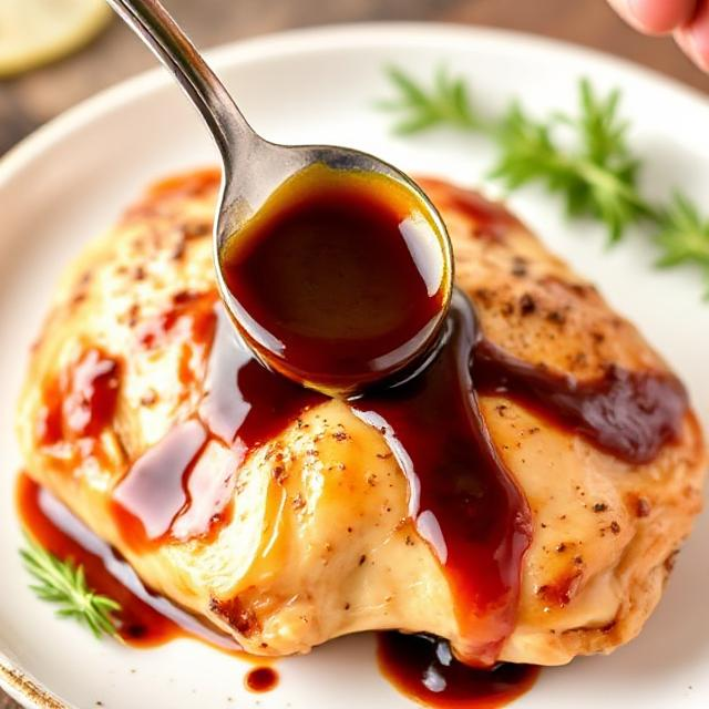 Easy Slow Cooker Balsamic Chicken