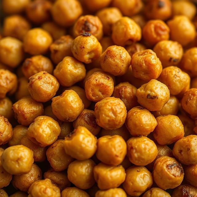 Easy Crispy Crunchy Roasted Chickpeas