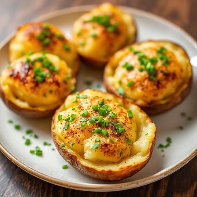 Easy Chicken Pot Pie Baked Potatoes