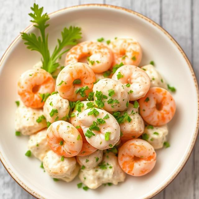 Easy Creamy Shrimp Salad