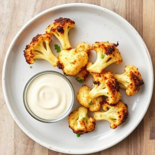 Easy Roasted Ranch Cauliflower