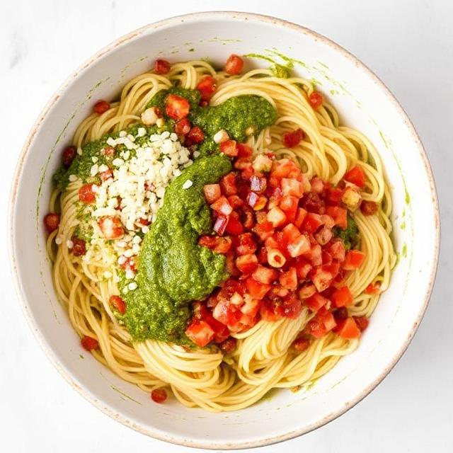 Easy Chicken Pesto Pasta Salad