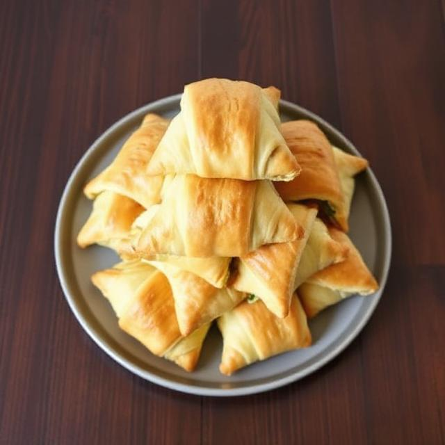 Easy Spinach Feta Crescent Rolls