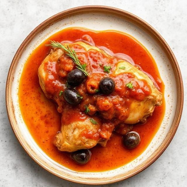 Easy Sicilian Braised Chicken