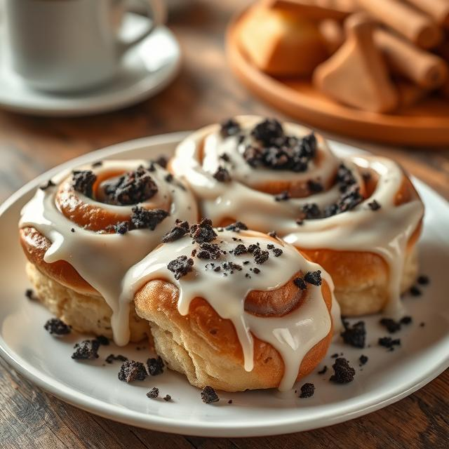 Easy Oreo Cinnamon Rolls