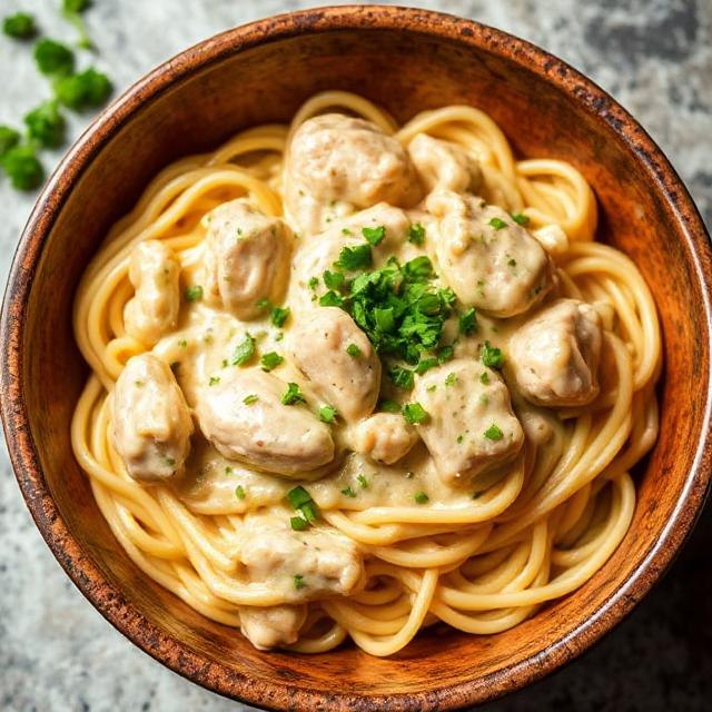 Easy Chicken Stroganoff