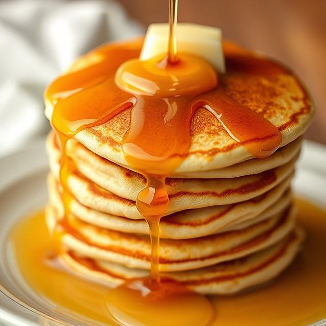 Easy Blueberry Protein Pancakes