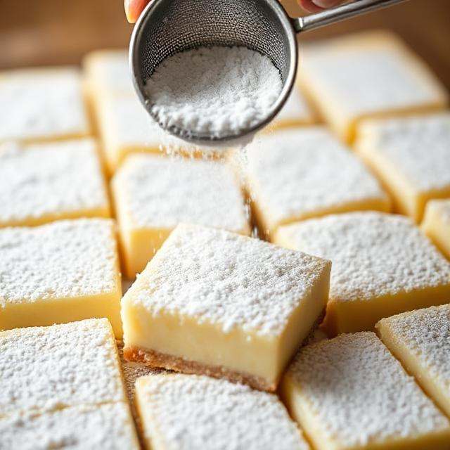 Easy Vanilla Custard Bars