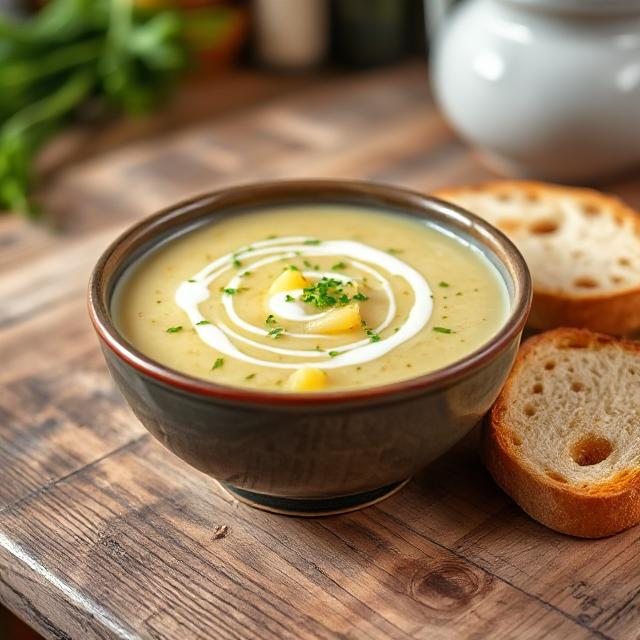 Easy Irish Potato and Leek Soup