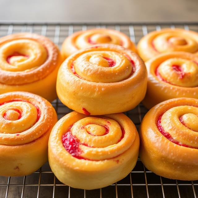 Easy Strawberry Dream Rolls