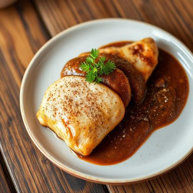 Easy Chicken with Mock Mole Sauce