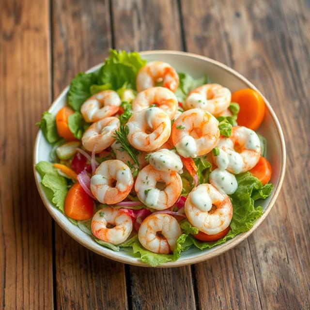 Easy Creamy Shrimp Salad