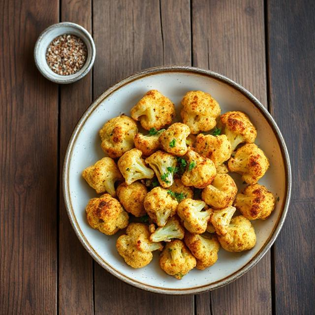 Easy Roasted Ranch Cauliflower