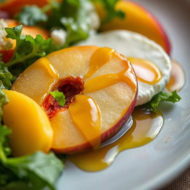 Easy Peach Caprese Salad