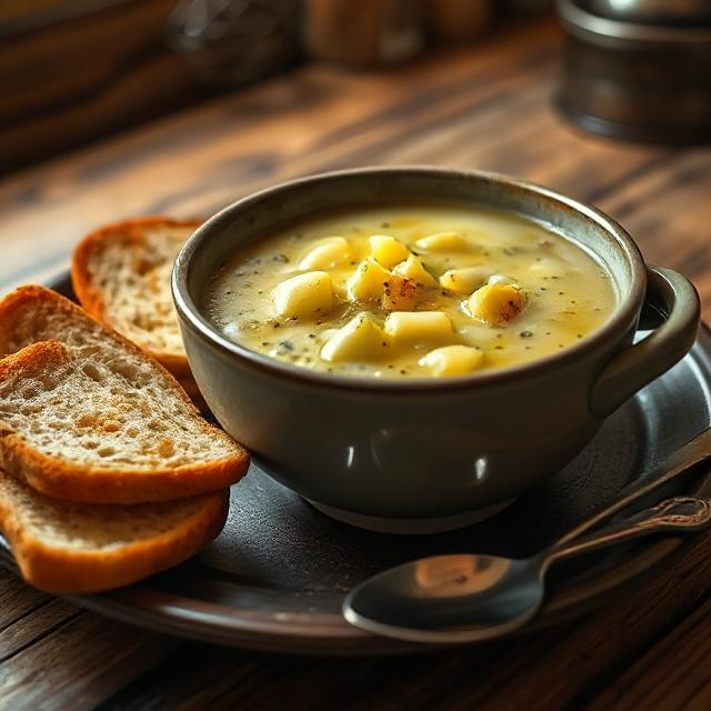 Easy Irish Potato and Leek Soup