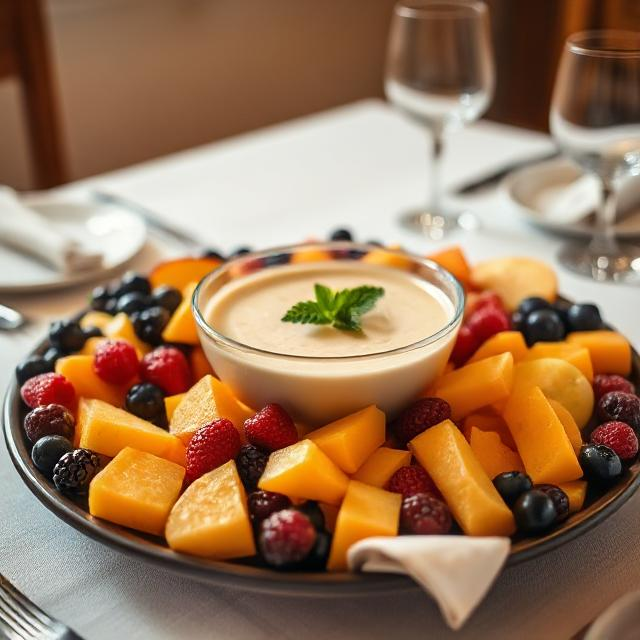 Easy Creamy Cream Cheese Fruit Dip