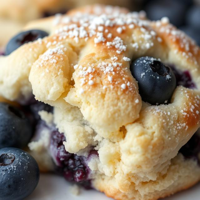 Easy Blueberry Biscuits