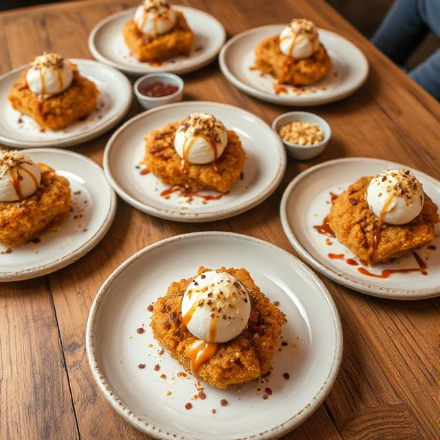 Easy Fried Ice Cream Casserole