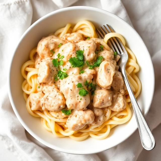 Easy Chicken Stroganoff