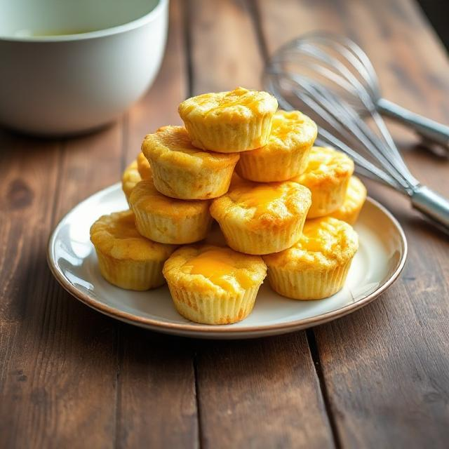 Easy Cheesy Egg White Muffins