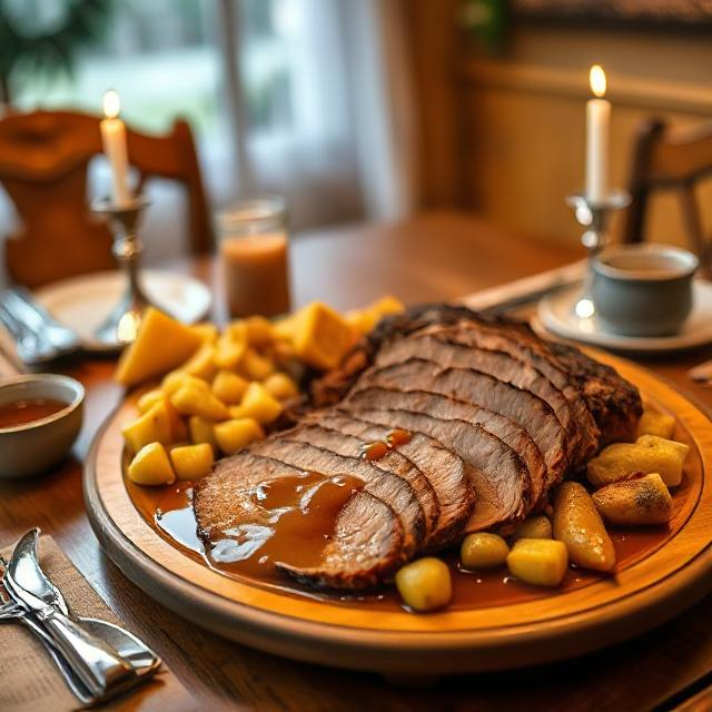 Easy Slow Cooker Pot Roast with Gravy