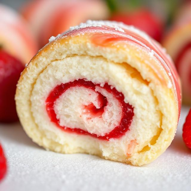 Easy Strawberry Dream Rolls