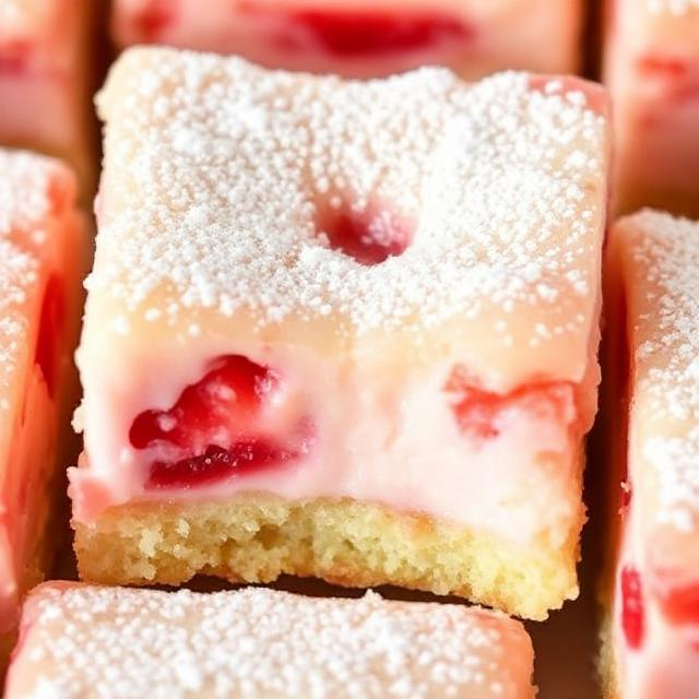 Easy Strawberry Lemon Bars