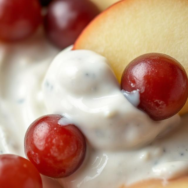 Easy Creamy Cream Cheese Fruit Dip