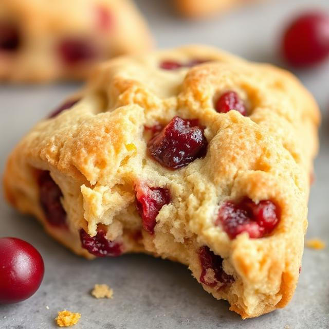 Easy Cranberry Orange Scones