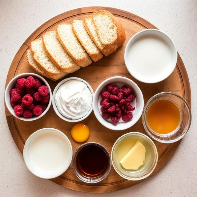 Easy Raspberry Cheesecake French Toast Bake