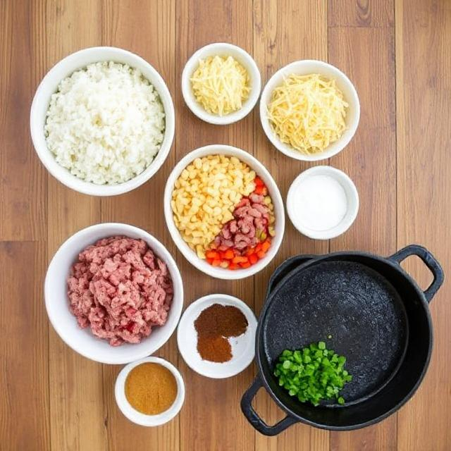 Easy Cheesy Beef Mexican Rice