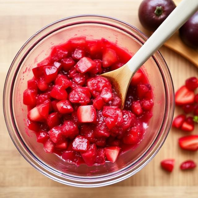 Easy Strawberry Chocolate Chip Cream