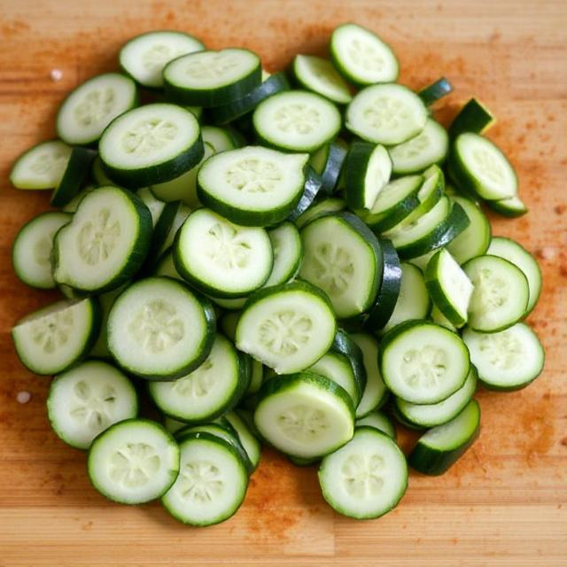 Easy Cucumber Bacon Salad