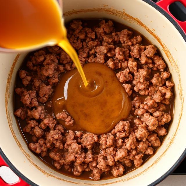 Easy One-Pot Creamy Beef and Shells