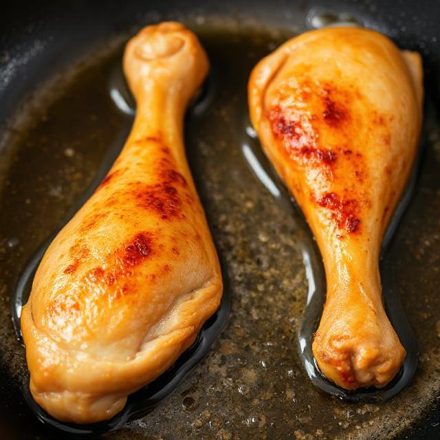 Easy Creamy Mushroom Baked Chicken Legs