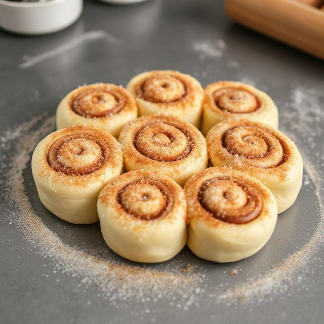 Easy Bread Crust Cinnamon Rolls