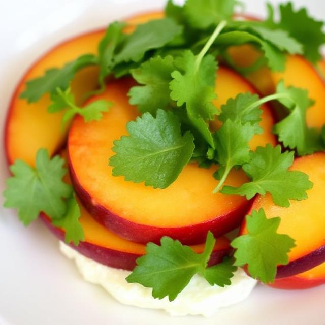 Easy Peach Caprese Salad