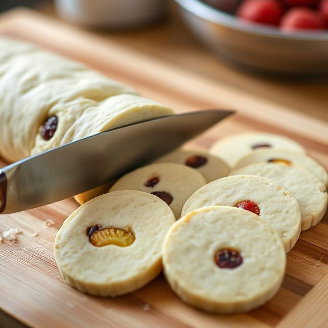 Easy Fruitcake Shortbread Cookies