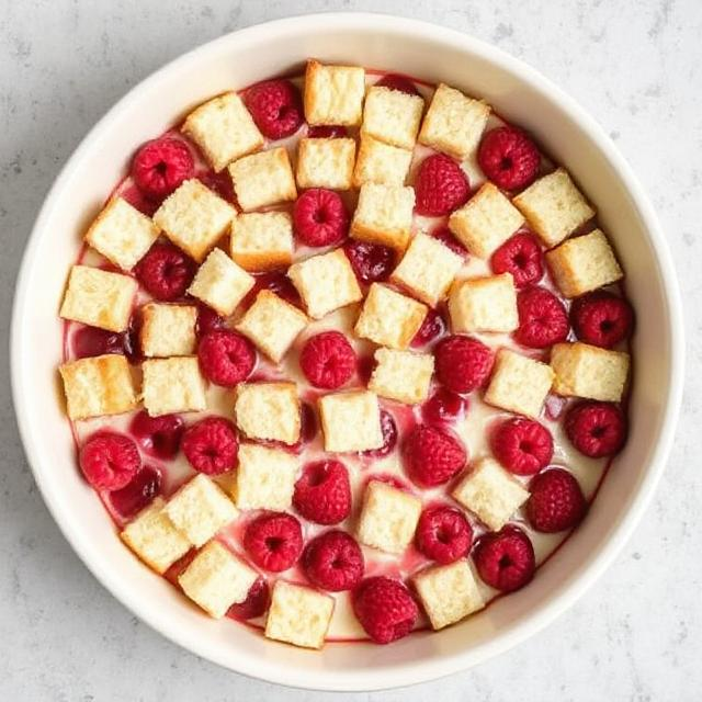 Easy Raspberry Cheesecake French Toast Bake