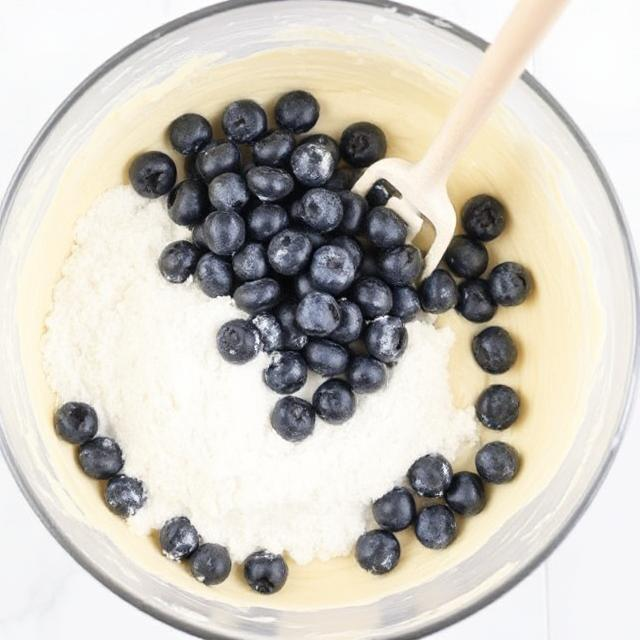 Easy Lemon Blueberry Ricotta Cake