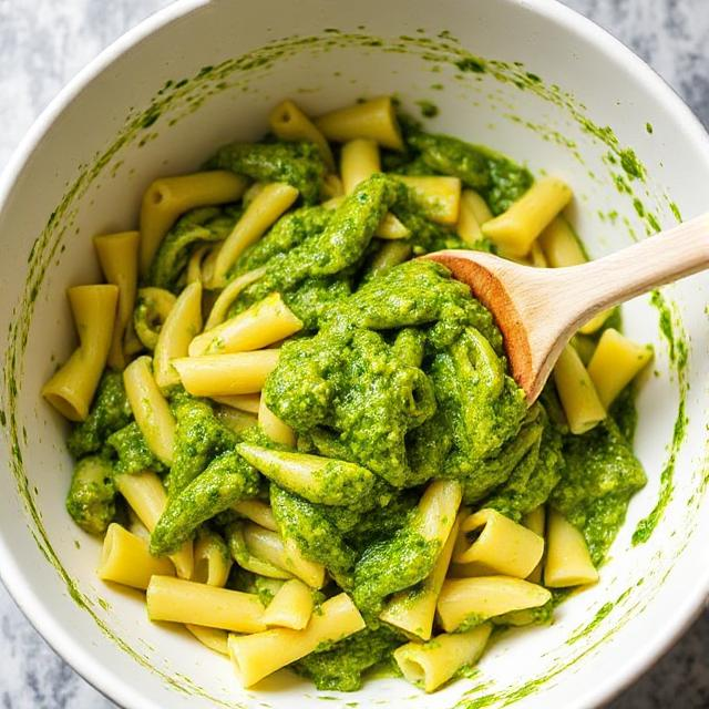 Easy Chicken Pesto Pasta Salad