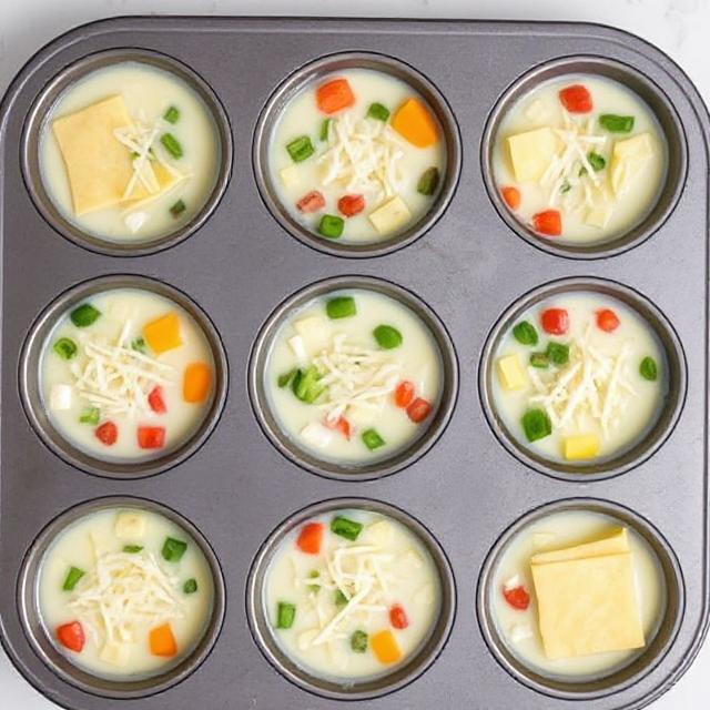 Easy Cheesy Egg White Muffins